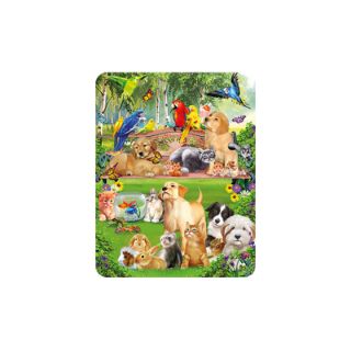 Obrázek z Magnet 3D 7x9cm - domácí zvířata na lavičce (25) 
